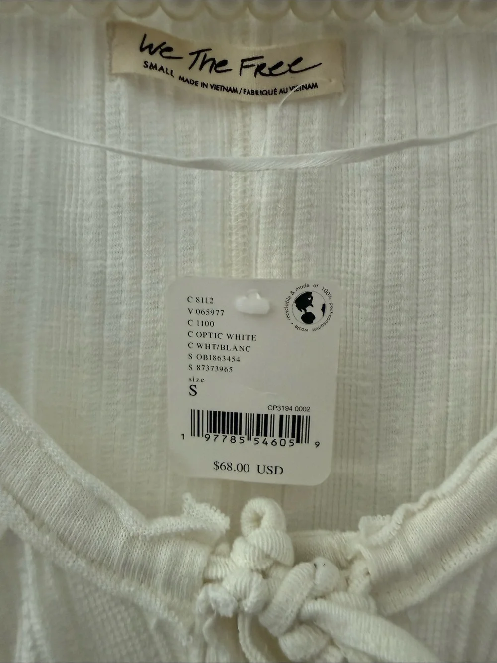 Free People Daisy Snap-Up Top